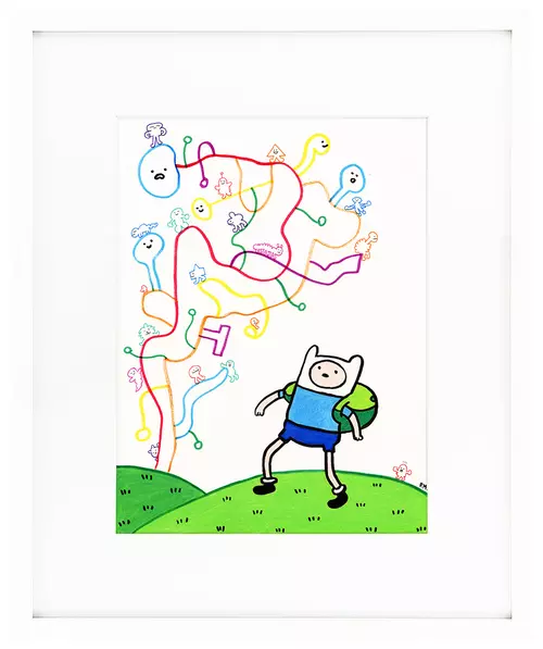 its an adventure time piece., Patrick McHale