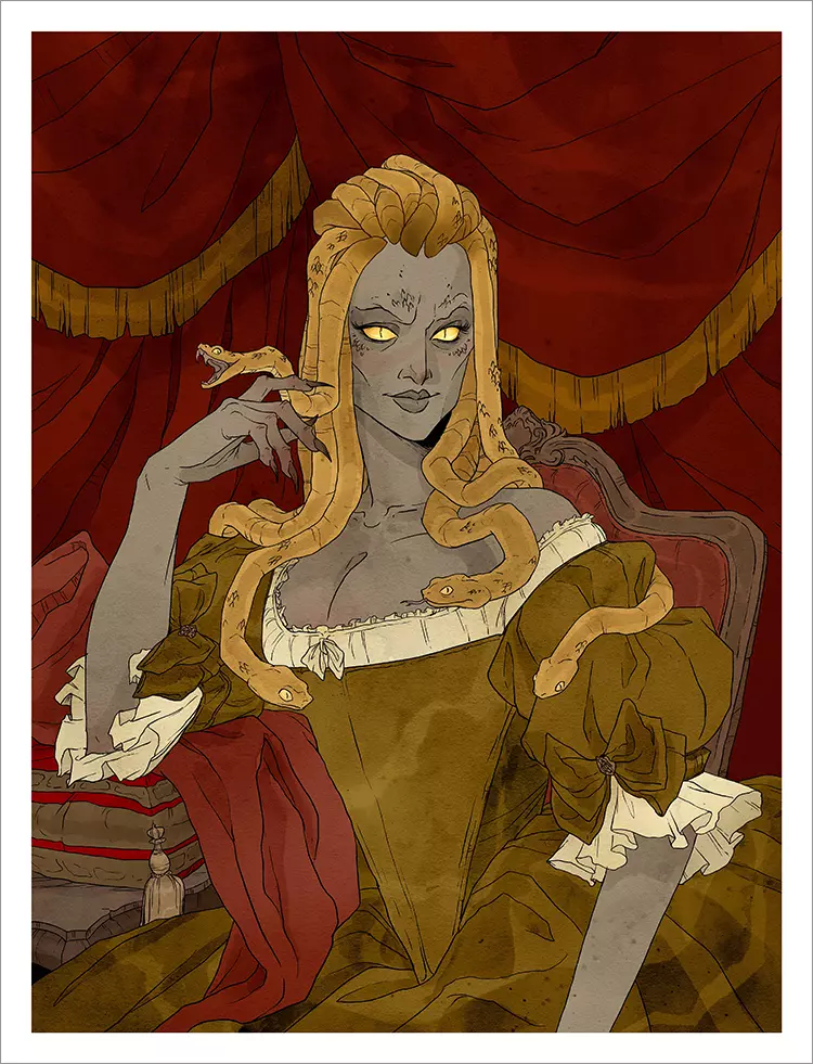Daughter of Medusa [PRINT], Abigail Larson