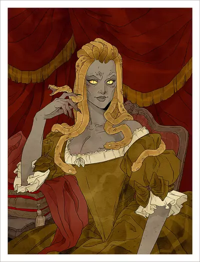 Daughter of Medusa [PRINT], Abigail Larson