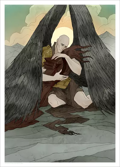 Angel of Despair [PRINT], Abigail Larson