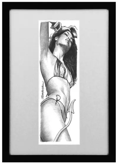  Pencil Original Artwork of "Summer Premonition ”, Rockin'  Jelly Bean 