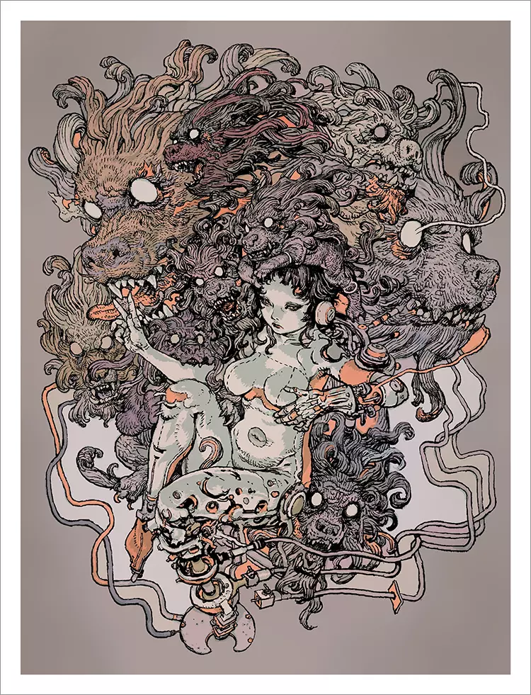 The Night of the Dogs [PRINT], Katsuya Terada