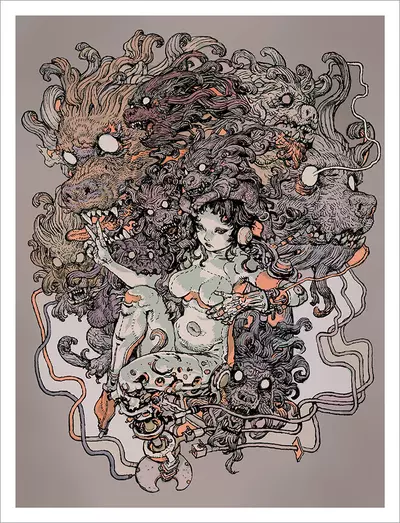 The Night of the Dogs [PRINT], Katsuya Terada
