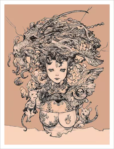 A Dragon That Came From The Past [PRINT], Katsuya Terada