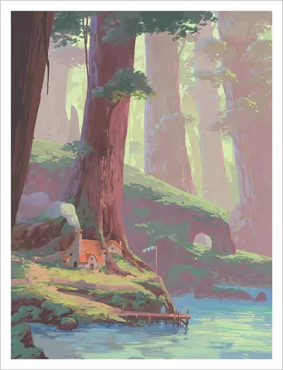 Luminous Swamp [PRINT], Aymeric Gesbert