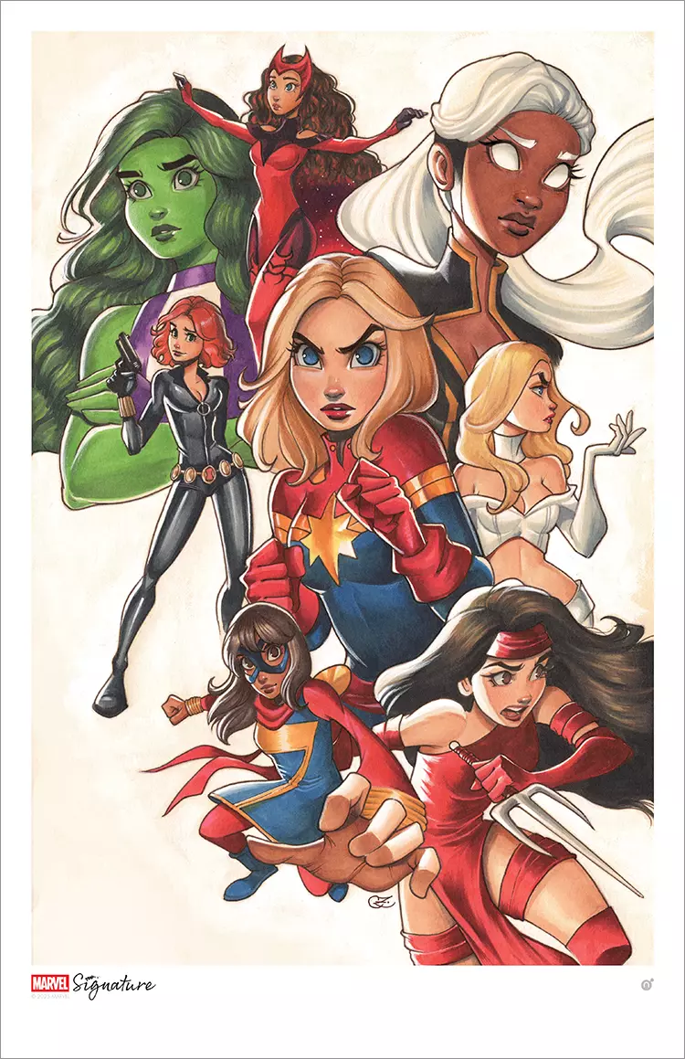 Women of Marvel (2023), No.1, SDCC Zullo Variant [PRINT], Chrissie Zullo-Uminga