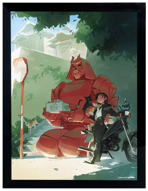 Armor's Delivery Service, crowwkui