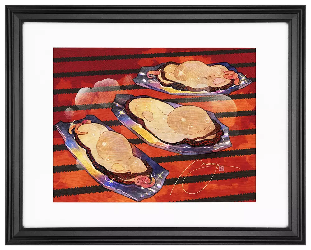 Grilled Living Armor  焼き動く鎧, Maomomiji