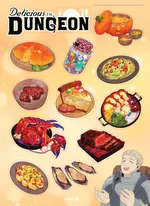 Delicious in Dungeon x Nucleus Sticker Sheet