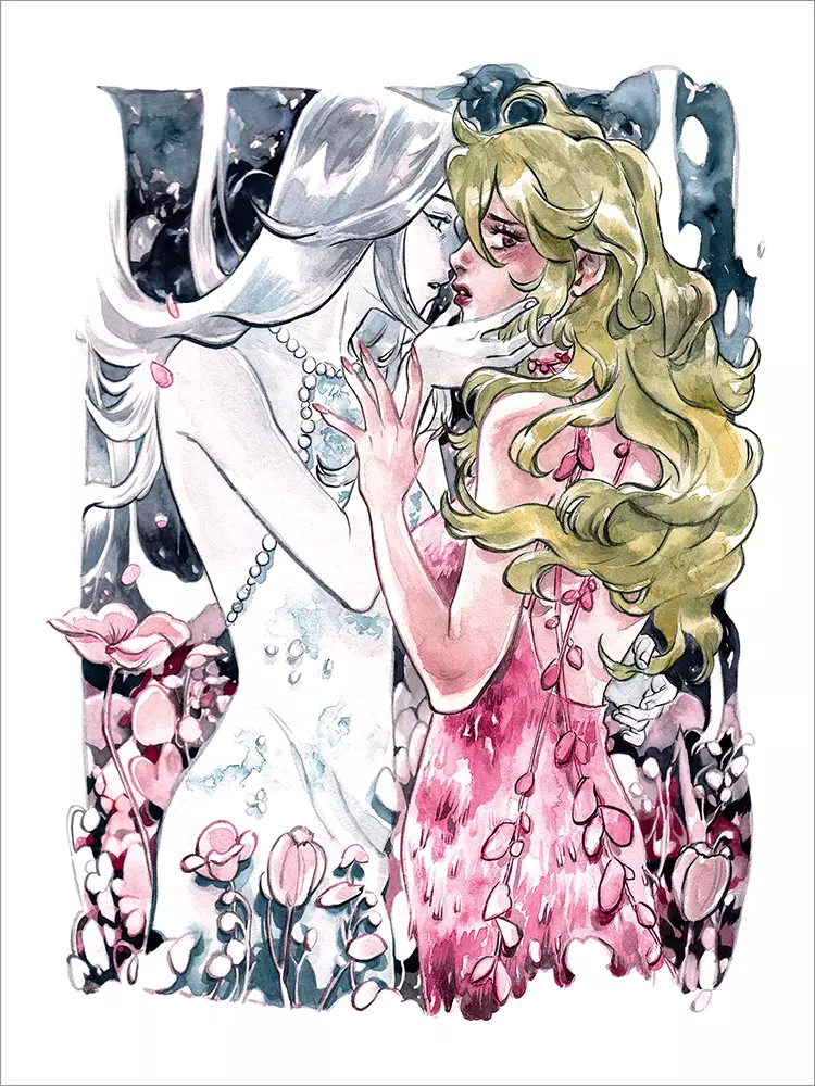 Snotgirl - Lottie and Caroline [PRINT], Leslie Hung