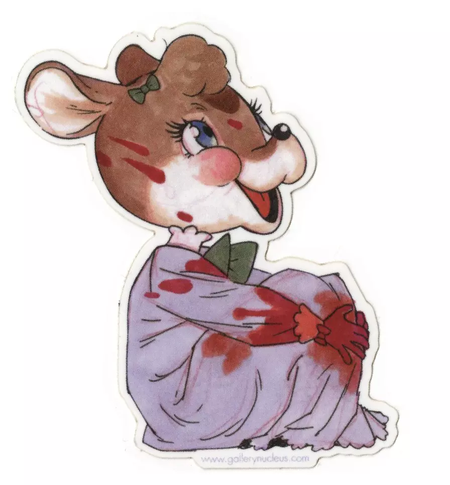 Blood Faun x Dana Terrace  Diecut Sticker, Dana Terrace