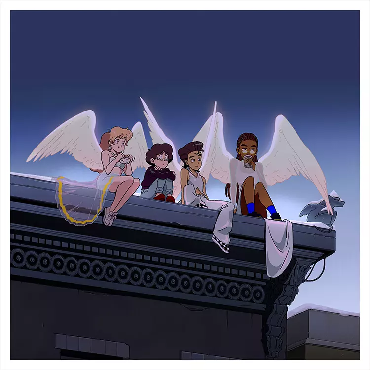 Rooftop Angels [PRINT], Rebecca Sugar