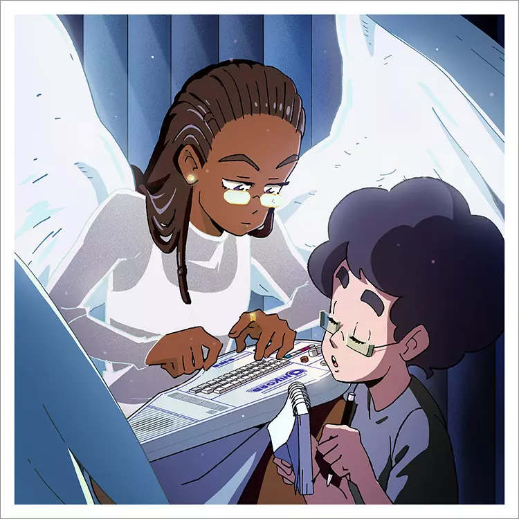 Omnichord Demo [PRINT], Rebecca Sugar