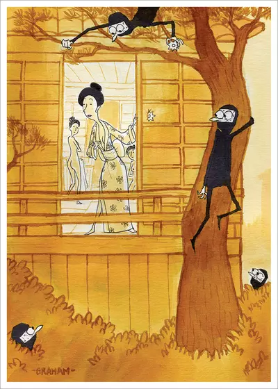 Pervert Ninja [PRINT] , Graham Annable