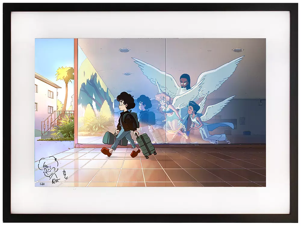Burbank Apartment, Rebecca Sugar, Alex Myung & Charles Hilton
