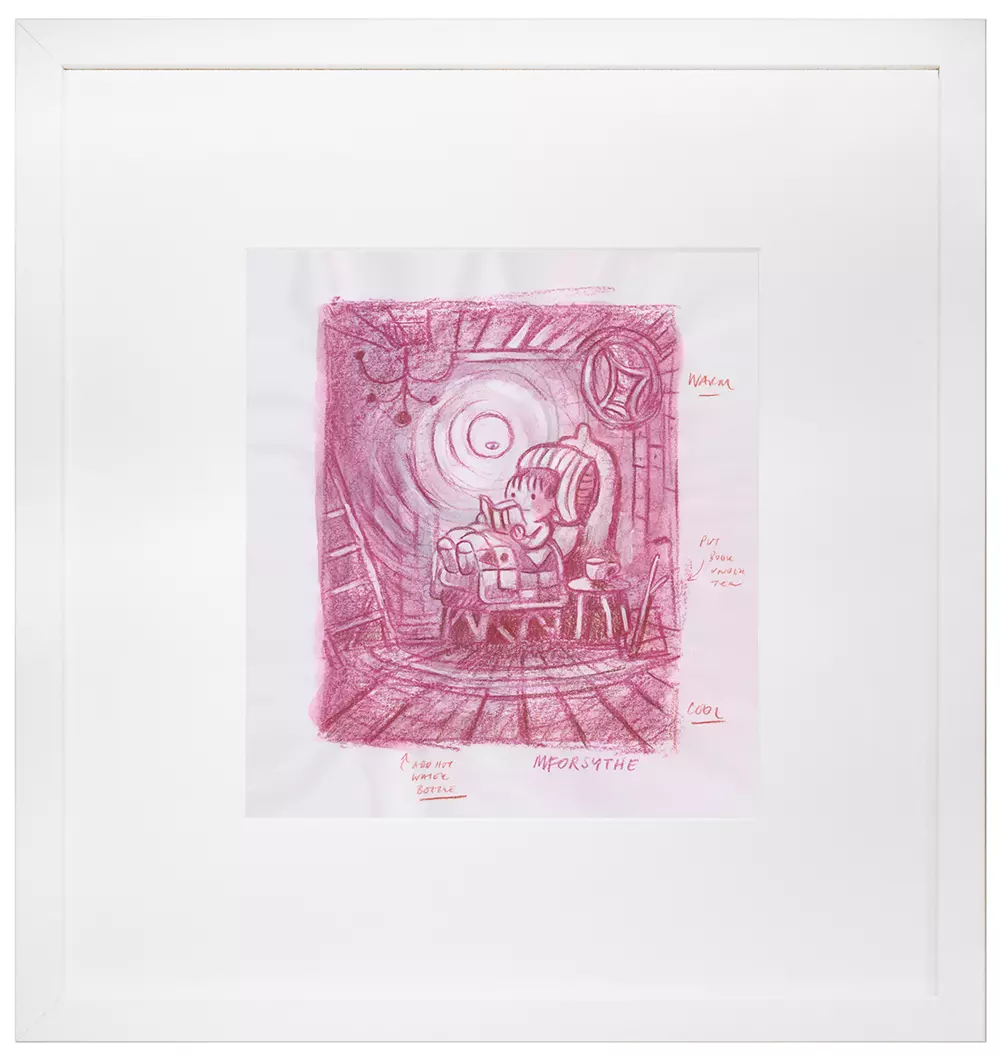 Aggie and the Ghost: The Best of Friends  (Sketch), Matthew Forsythe