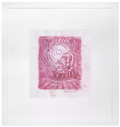 Aggie and the Ghost: The Best of Friends  (Sketch), Matthew Forsythe