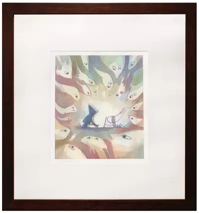 Aggie and the Ghost: All the Ghosts (Study), Matthew Forsythe