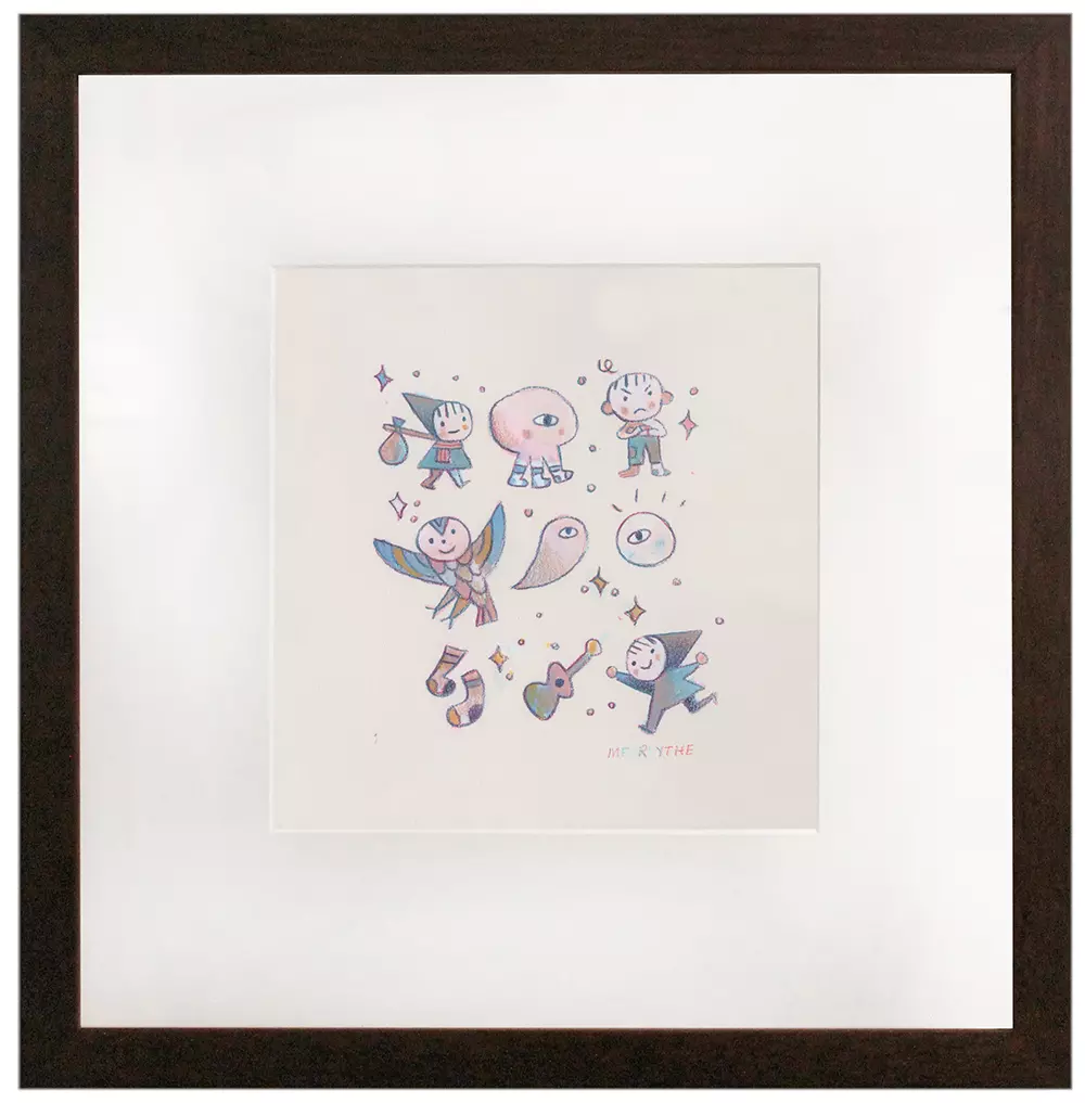 Aggie and the Ghost: Sticker Art, Matthew Forsythe