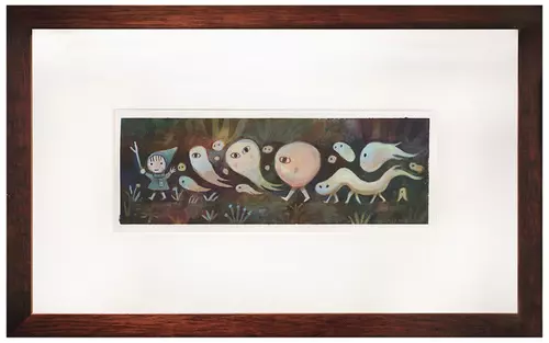 Aggie and the Ghost: Ghost Parade (Study), Matthew Forsythe