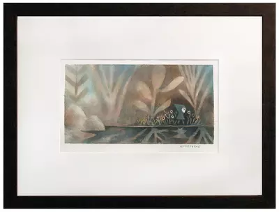 Aggie and the Ghost: So She Went For a Walk (Study), Matthew Forsythe