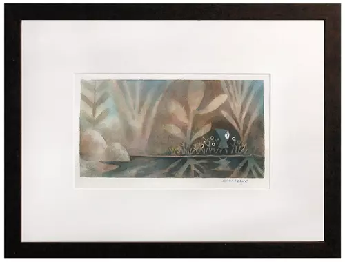 Aggie and the Ghost: So She Went For a Walk (Study), Matthew Forsythe