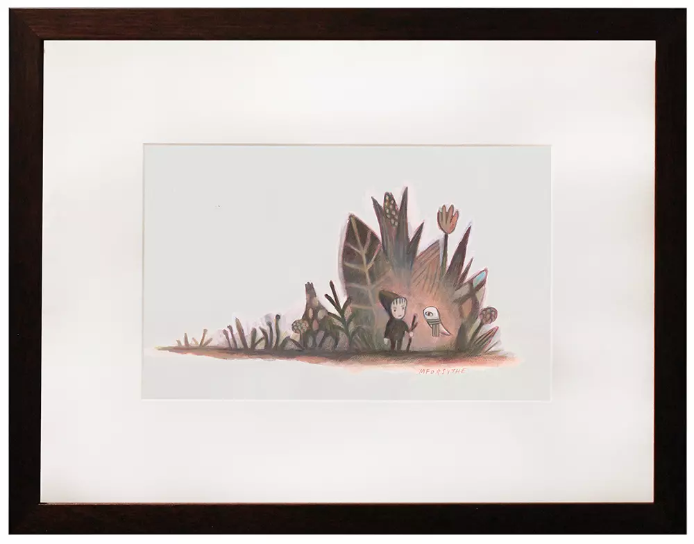 Aggie and the Ghost: Tic Tac Toe (Study), Matthew Forsythe