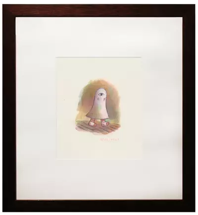 Aggie and the Ghost: No More Stealing My Socks (Study), Matthew Forsythe