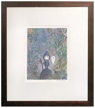 Aggie and the Ghost: Cover Concept 1 , Matthew Forsythe