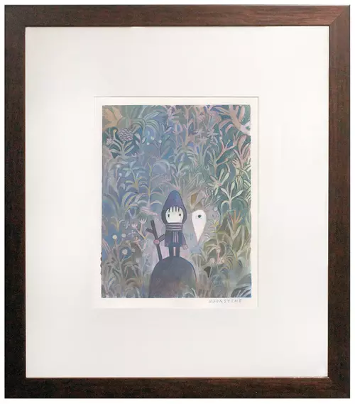 Aggie and the Ghost: Cover Concept 1 , Matthew Forsythe