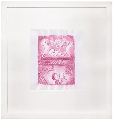 Aggie and the Ghost: He Broke Every Single Rule Pt II (Sketches), Matthew Forsythe