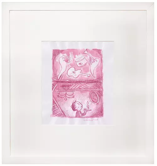 Aggie and the Ghost: He Broke Every Single Rule Pt II (Sketches), Matthew Forsythe