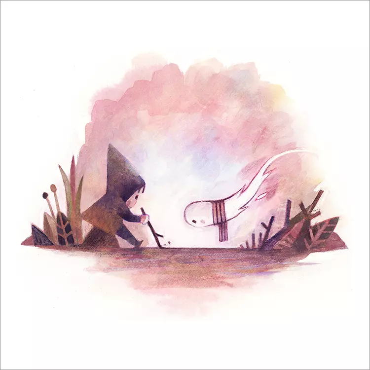 Aggie and the Ghost - So They Played [PRINT], Matthew Forsythe