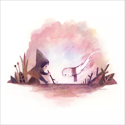 Aggie and the Ghost - So They Played [PRINT], Matthew Forsythe