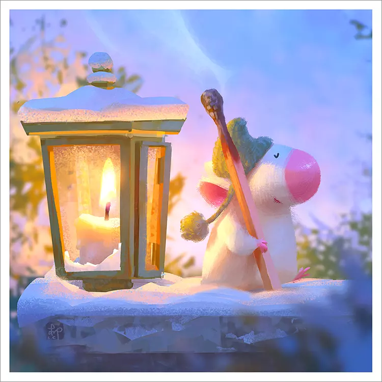 Lamp Lighter [PRINT], Lynn Chen