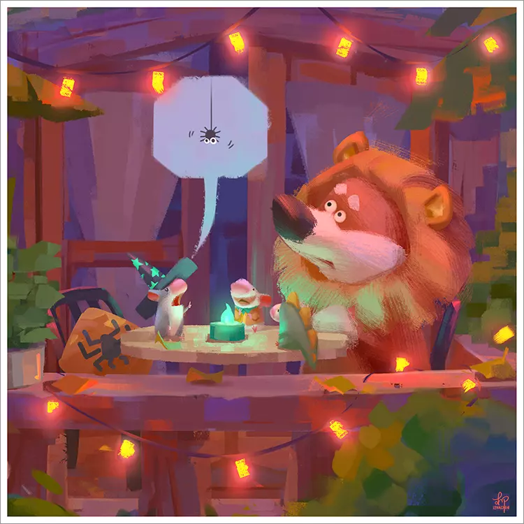 Spooky Story [PRINT], Lynn Chen