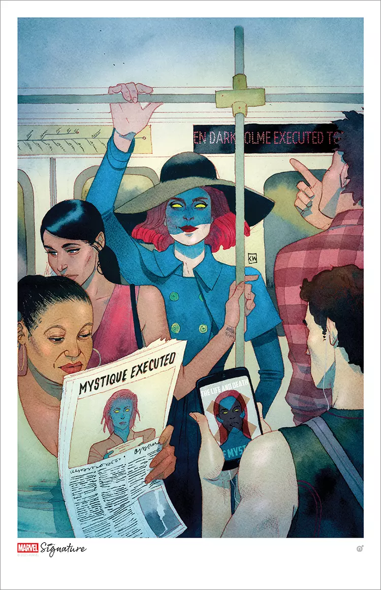 Captain America: Steve Rogers (2016), No. 3, Death of X Variant (Mystique) [PRINT], Kevin Wada