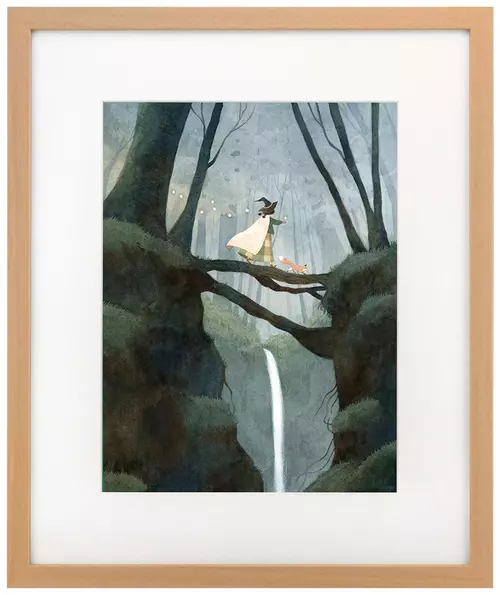 Evening Journey - painting, Vanessa Gillings