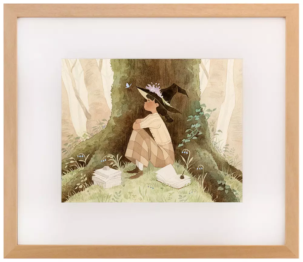 Waiting for Inspiration - painting, Vanessa Gillings