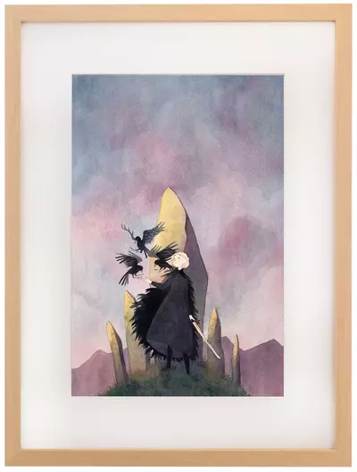 Homeward - painting, Vanessa Gillings