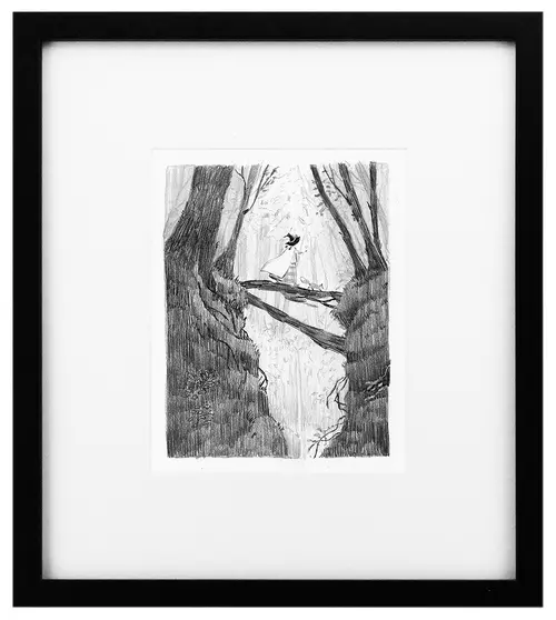 Evening Journey - sketch, Vanessa Gillings