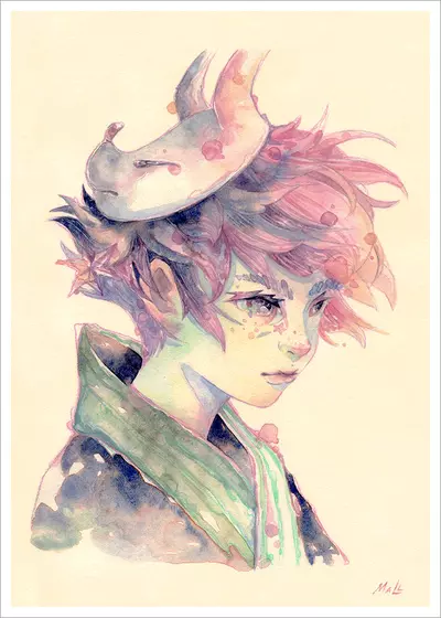 Silent Hypnosis (Study) [PRINT], Mall