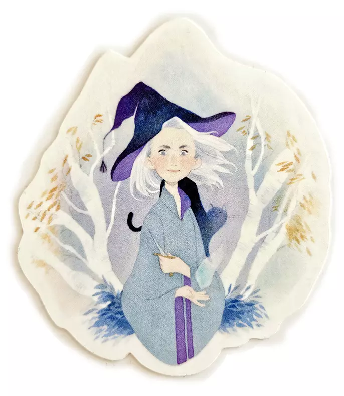 Winter Fairy - Vanessa Gillings x Nucleus Diecut Sticker, Vanessa Gillings