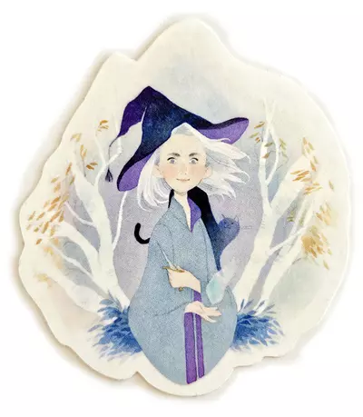 Winter Fairy - Vanessa Gillings x Nucleus Diecut Sticker, Vanessa Gillings