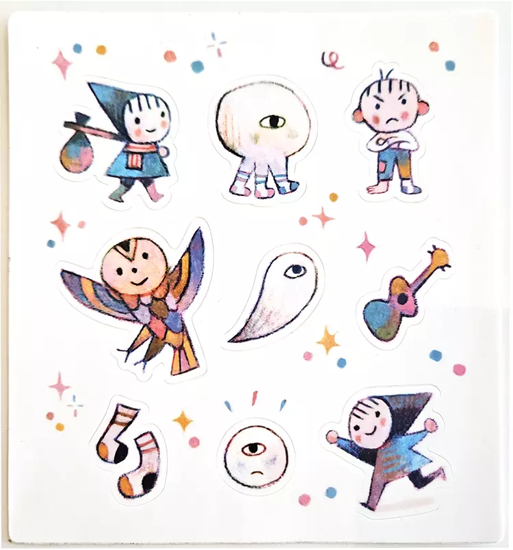 Aggie - Matt Forsythe Mini Sticker Sheet, Matthew Forsythe