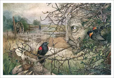 Aesop and Charon [PRINT], Lily Seika Jones