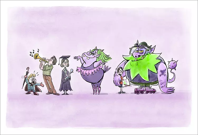 Line Up [PRINT], David Soren