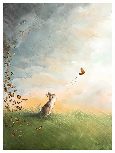 Bunns Rabbit - Cover [PRINT], Alan Barillaro