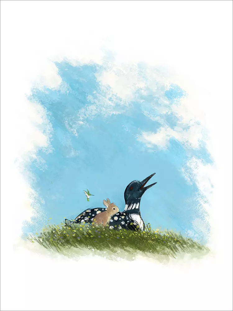 Three Friends [PRINT], Alan Barillaro