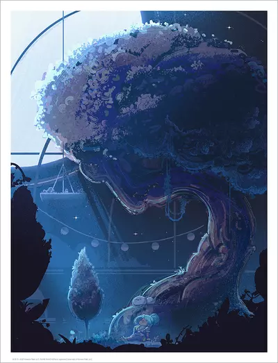 Night in the Conservatory [PRINT], Rodolfo Salazar